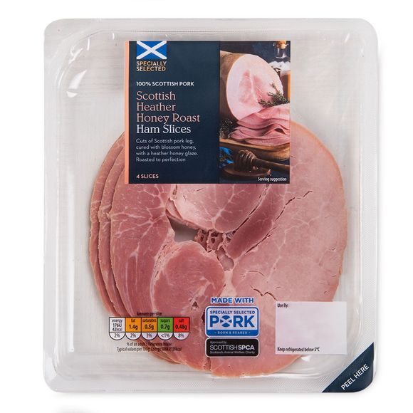 Specially Selected Scottish Heather Honey Roast Ham Slices 120g