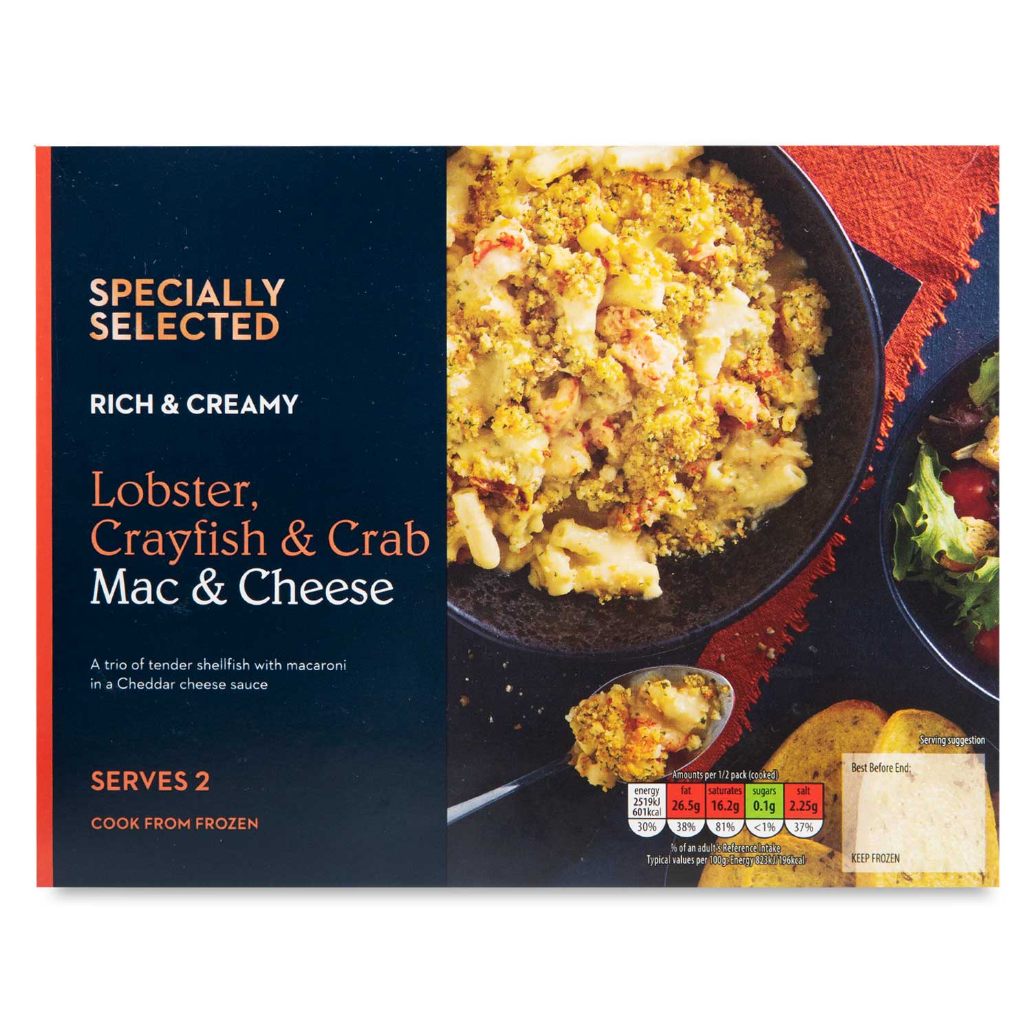 Specially Selected Lobster, Crayfish & Crab Mac & Cheese 650g