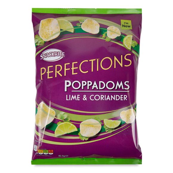 Snackrite Lime & Coriander Poppadoms 82.5g