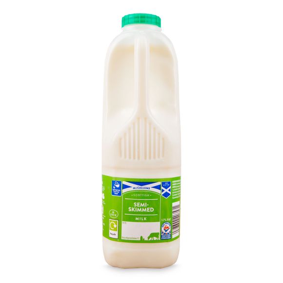 McCallums Scottish Semi-skimmed Milk 1.7% Fat 6 Pints/3.41l