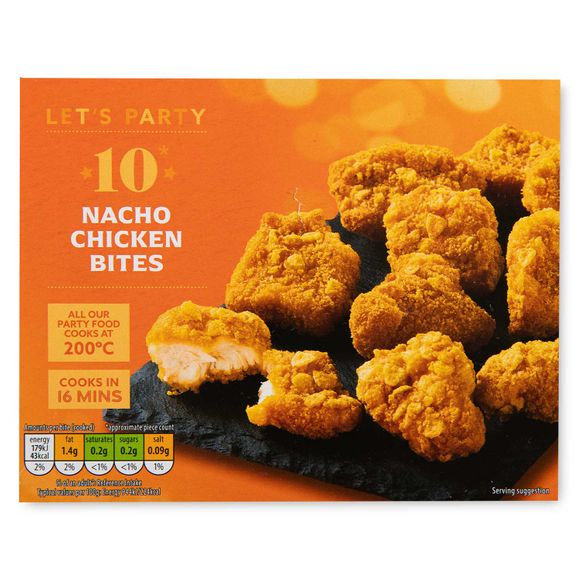 Let's Party Nacho Chicken Bites 200g/10 Pack*