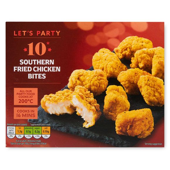 Let's Party Southern Fried Chicken Bites 190g/10 Pack*