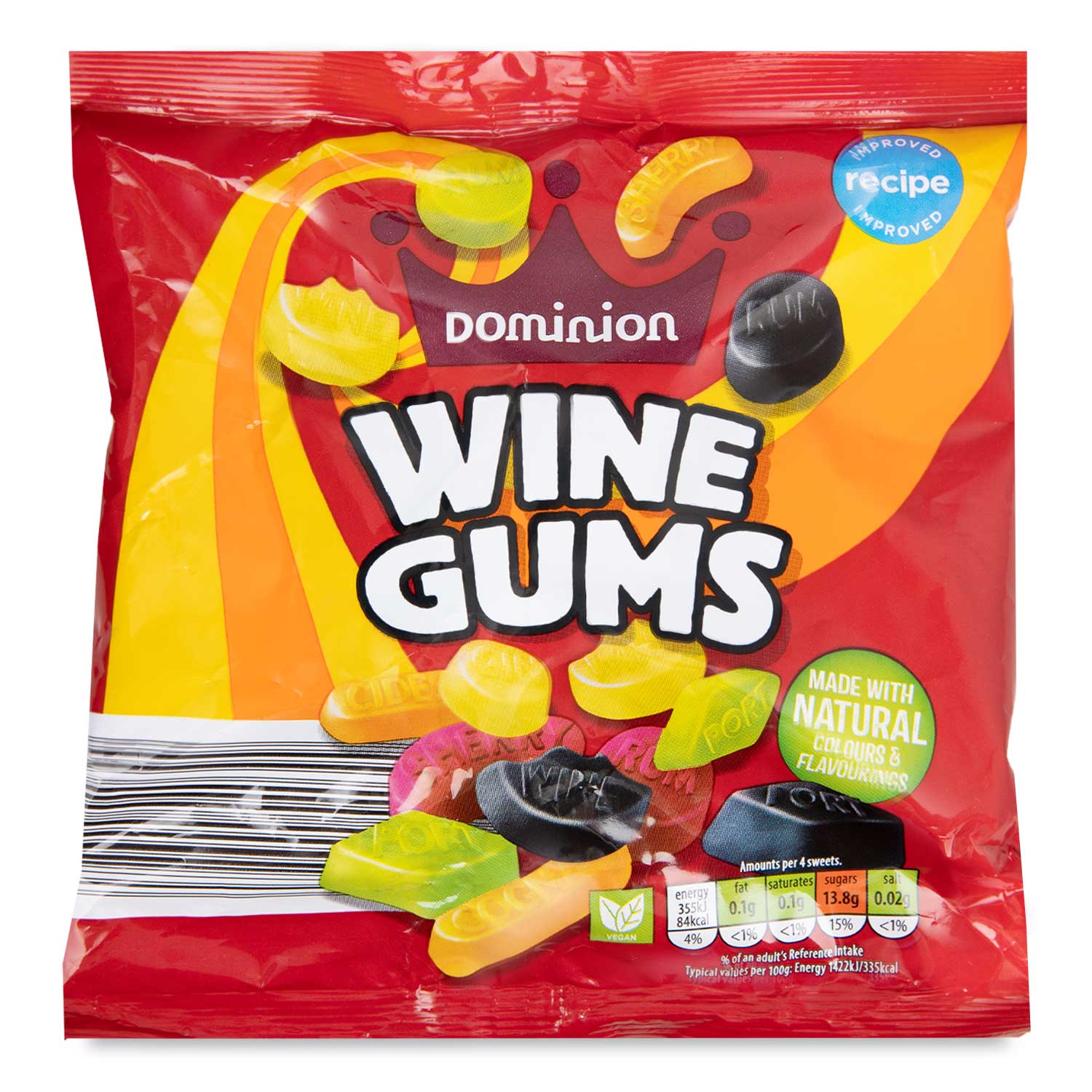 Dominion Vegan Wine Gums 230g