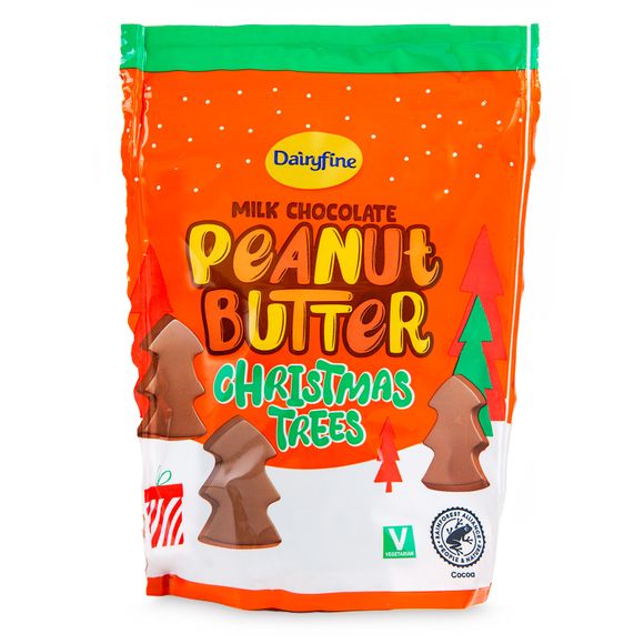 Dairyfine Milk Chocolate Peanut Butter Christmas Trees 110g