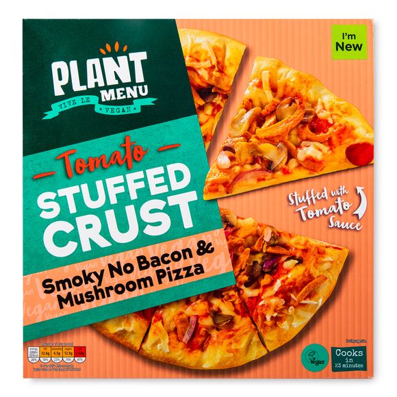 Carlos Tomato Stuffed Crust Smoky No Bacon & Mushroom Pizza 495g