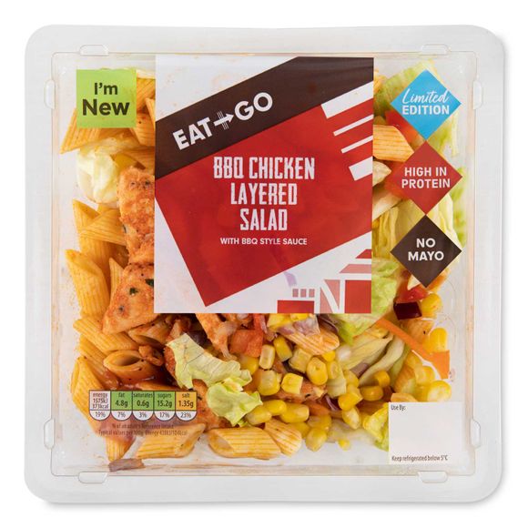 Eat & Go BBQ Chicken Layered Salad 355g