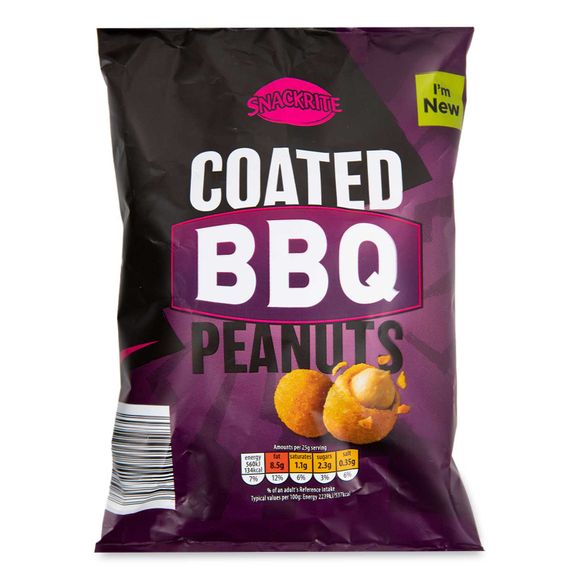 Snackrite Coated BBQ Flavour Roasted Peanuts 200g