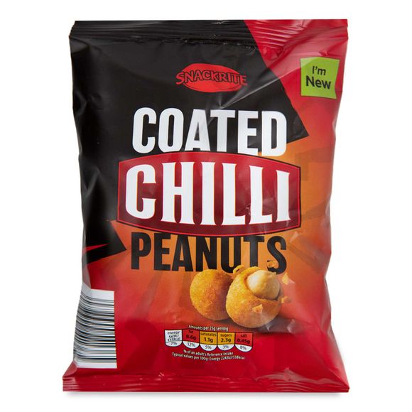 Snackrite Coated Chilli Flavour Roasted Peanuts 200g