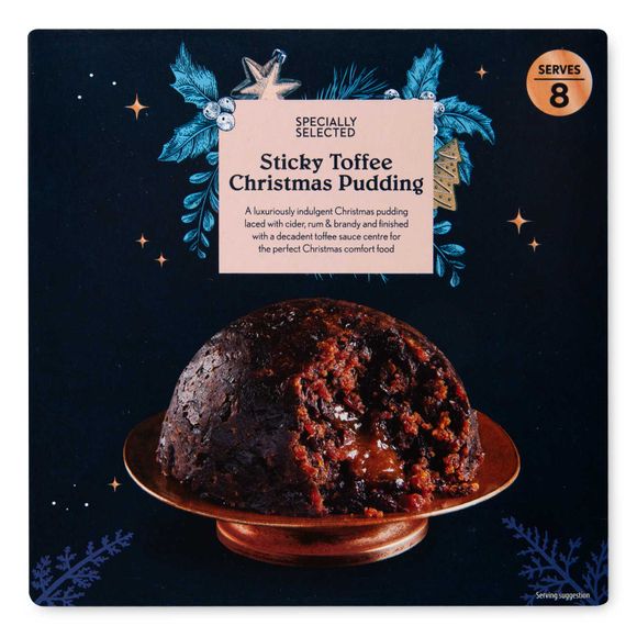 Specially Selected Sticky Toffee Christmas Pudding 800g