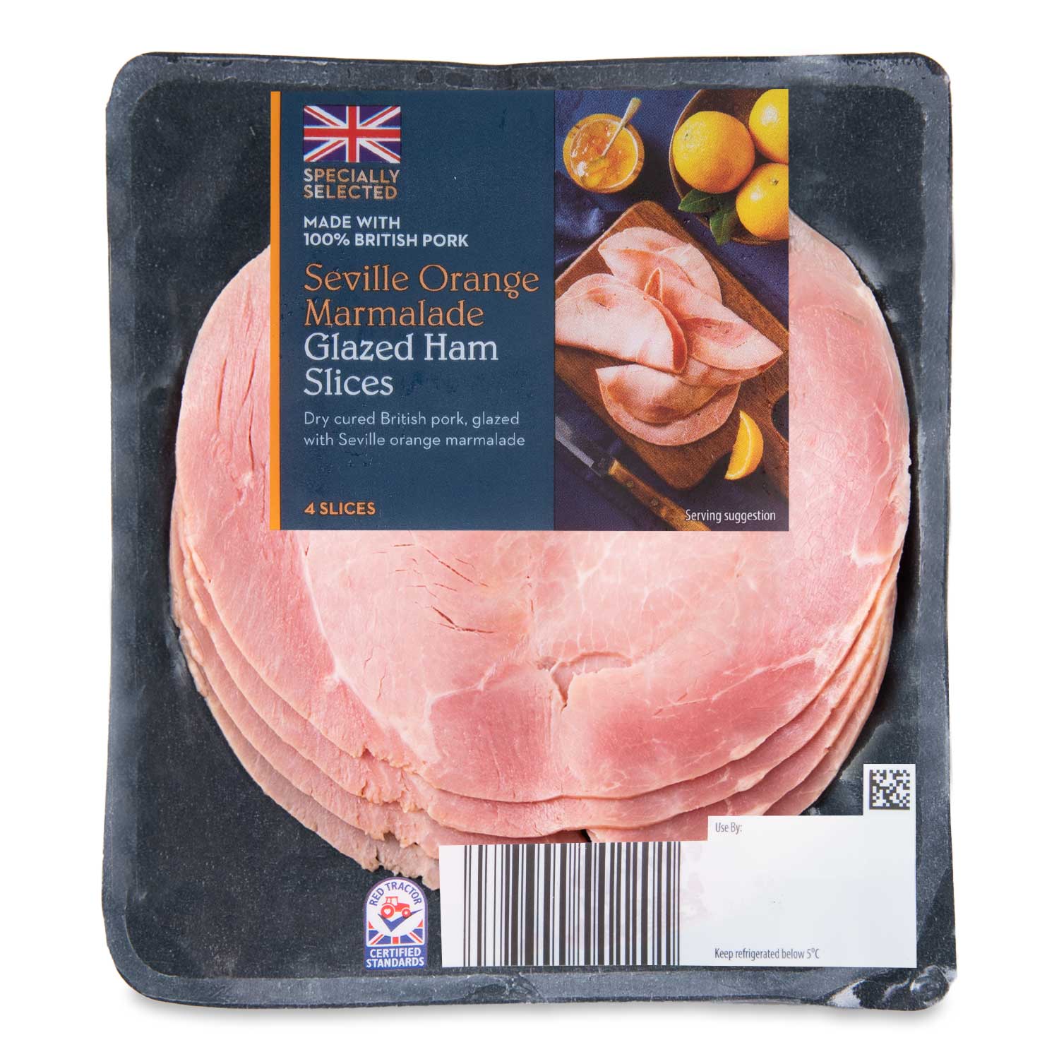 Specially Selected Seville Orange Marmalade Glazed Ham Slices 120g