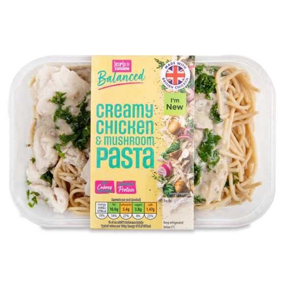 Inspired Cuisine Creamy Chicken & Mushroom Pasta 380g