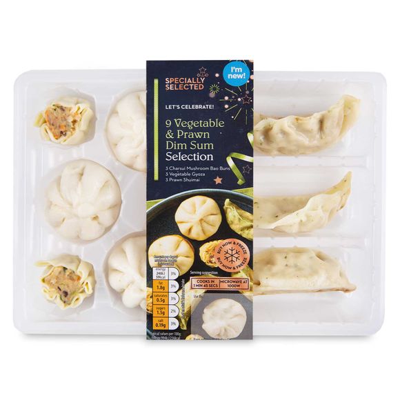 Specially Selected Vegetable & Prawn Dim Sum Selection 260g/12 Pack