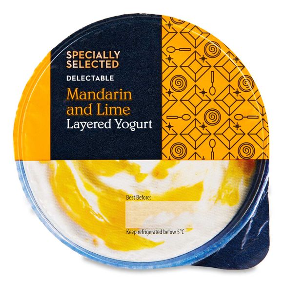 Specially Selected Mandarin & Lime Layered Yogurt 150g