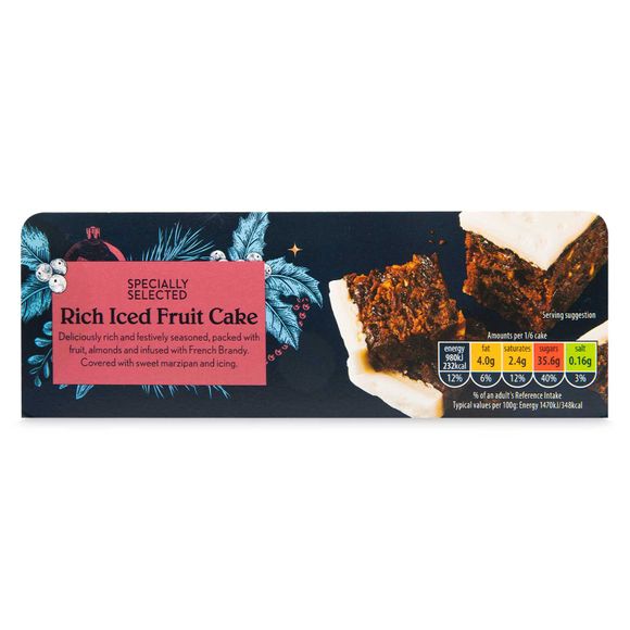 Specially Selected Rich Iced Fruit Cake 400g