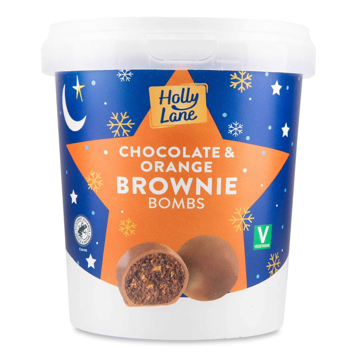 Holly Lane Chocolate & Orange Brownie Bombs 275g