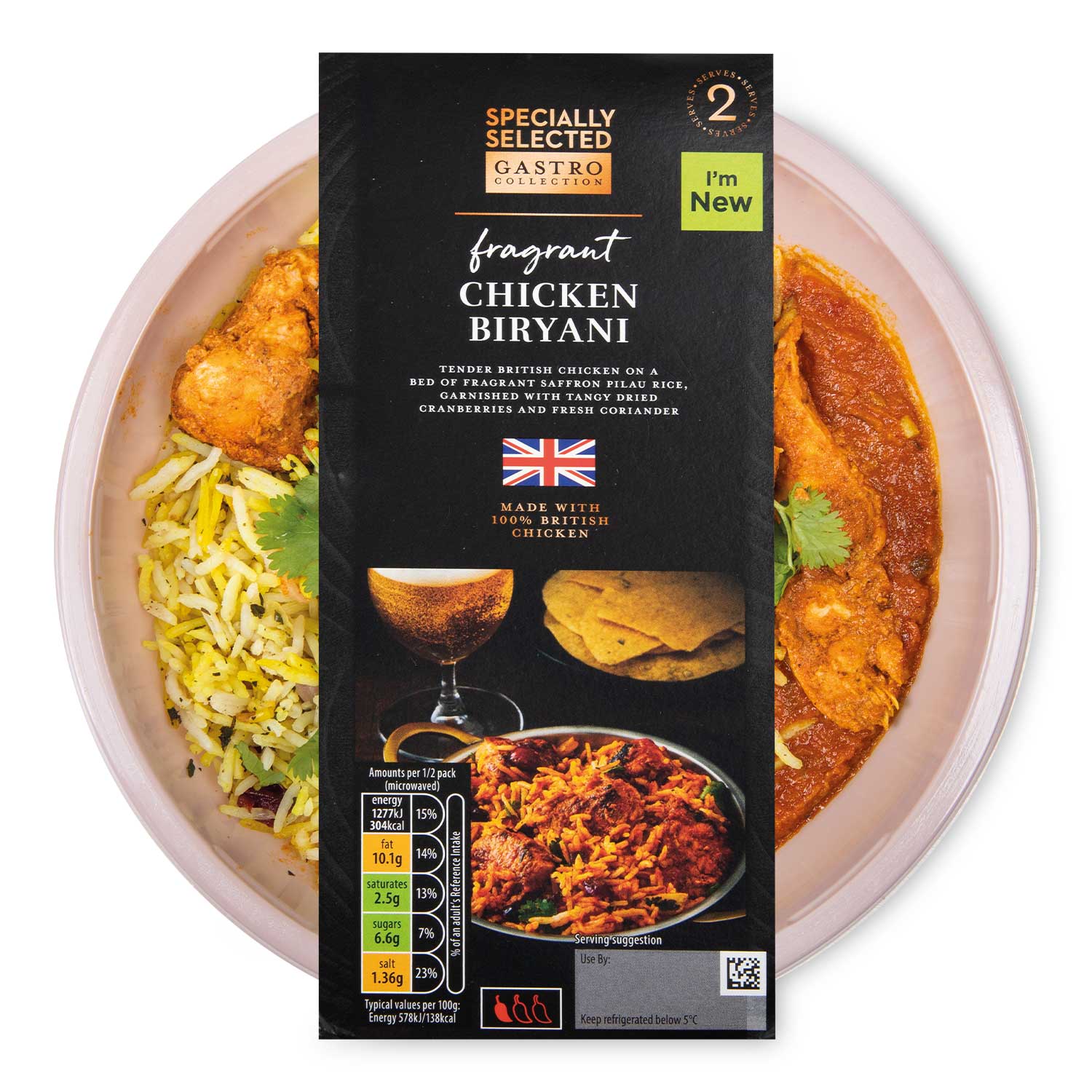 Specially Selected Gastro Chicken Biryani 460g