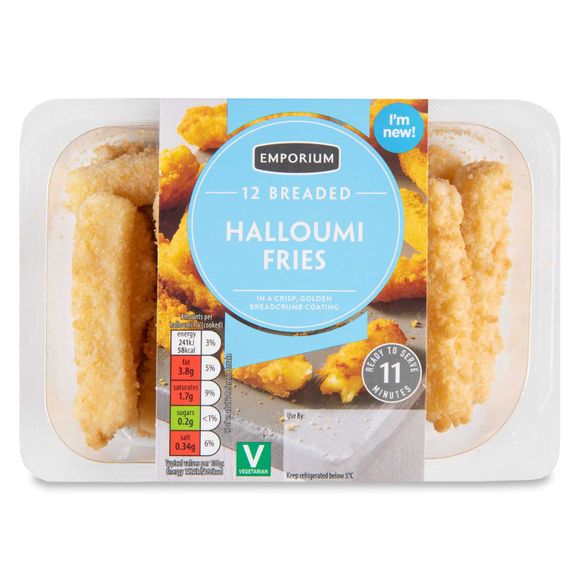 Emporium Breaded Halloumi Fries 204g/12 Pack