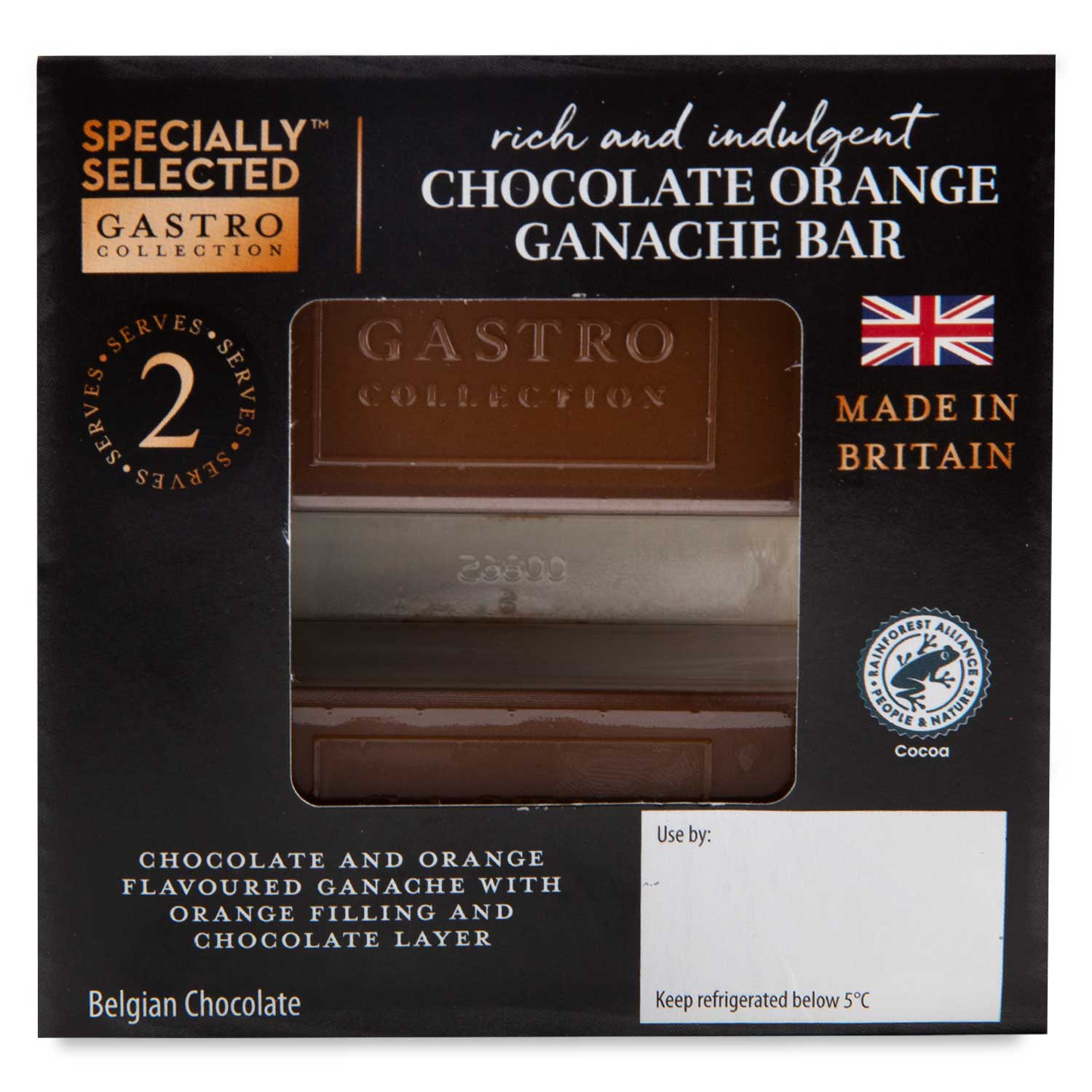 Specially Selected Gastro Chocolate Orange Ganache Bar 190g