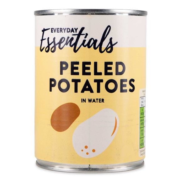 Everyday Essentials Peeled Potatoes In Water 560g (354g Drained)