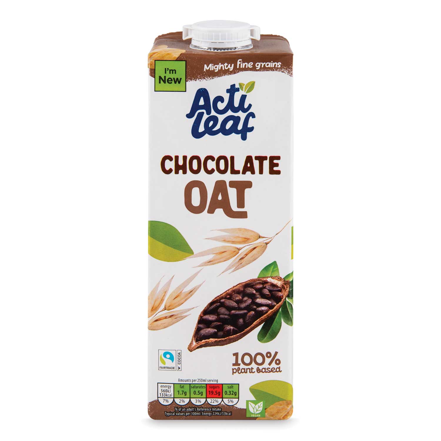 Actileaf UHT Chocolate Flavoured Oat Drink 1l