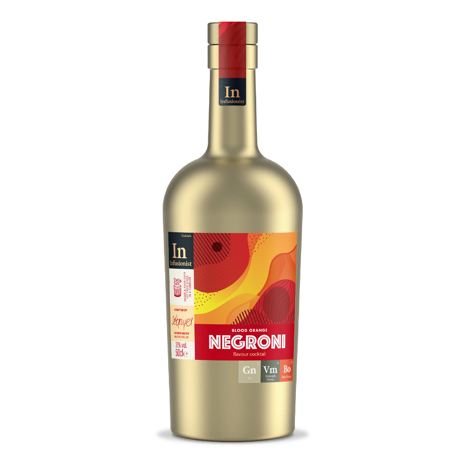 The Infusionist Blood Orange Negroni Flavour Cocktail 50cl