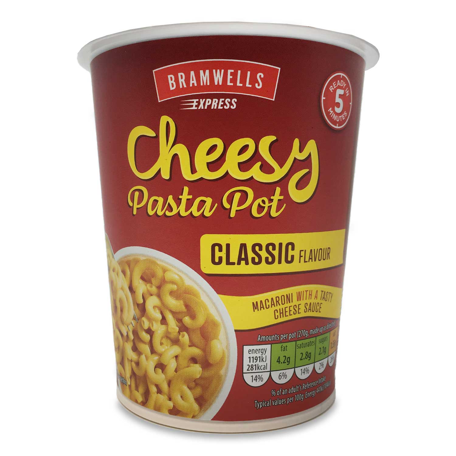 Bramwells Cheesy Pasta Pot 70g