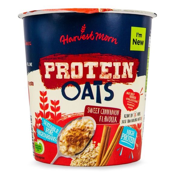 Harvest Morn Protein Oats Sweet Cinnamon Flavour 70g