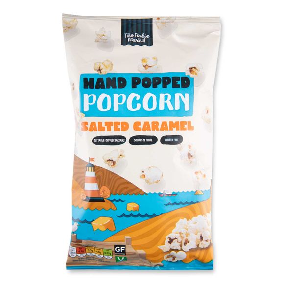 The Foodie Market Hand Popped Popcorn Salted Caramel 27g