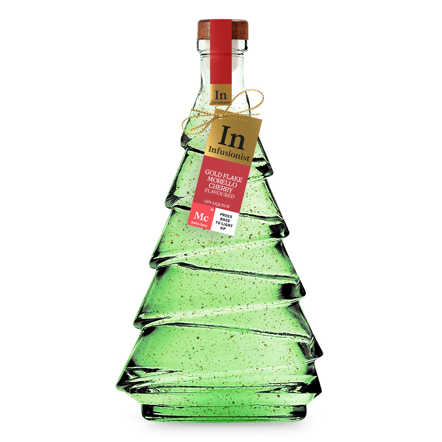 The Infusionist 23ct Gold Flake Morello Cherry Flavoured Gin Liqueur 50cl