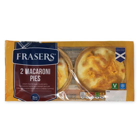 Frasers Macaroni Pies 2x136g/2 Pack