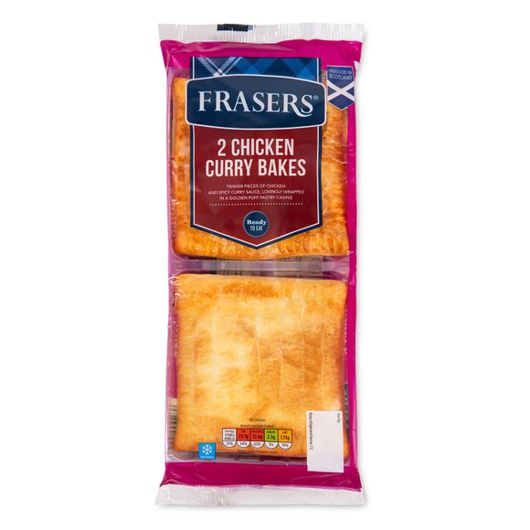 Frasers Chicken Curry Bakes 2x136g/2 Pack