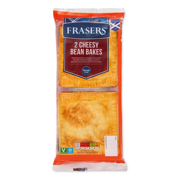 Frasers Cheesy Bean Bakes 2x136g/2 Pack