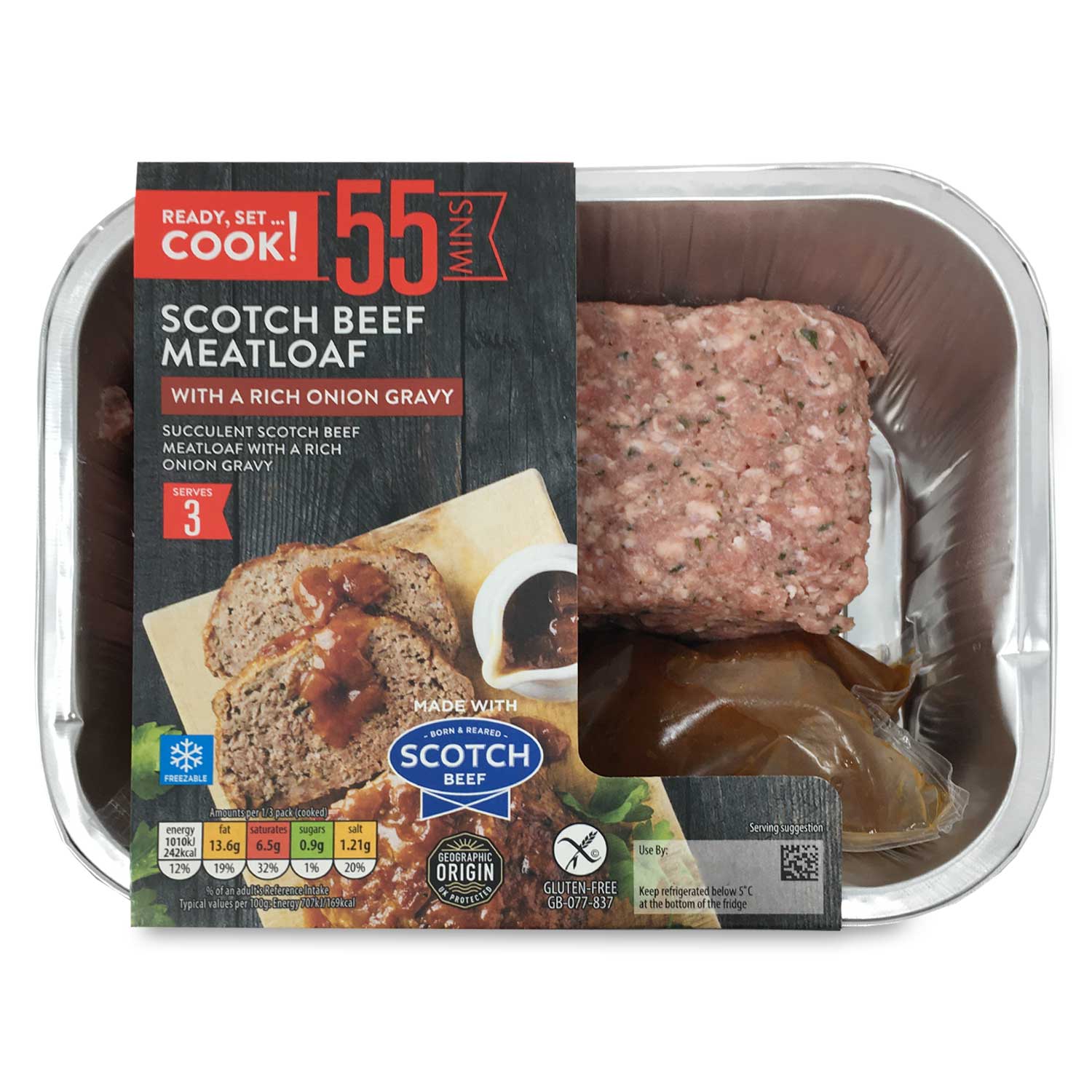 Ready, Set…Cook! Scotch Beef Meatloaf With A Rich Onion Gravy 550g