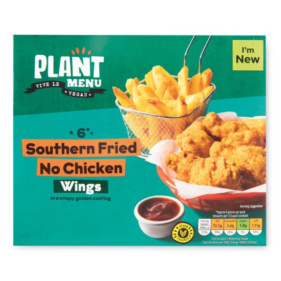 Plant Menu No Chicken Southern Fried Wings 210g/6 Pack