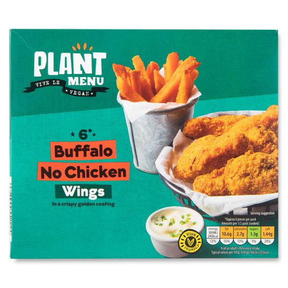 Plant Menu No Chicken Buffalo Wings 210g/6 Pack