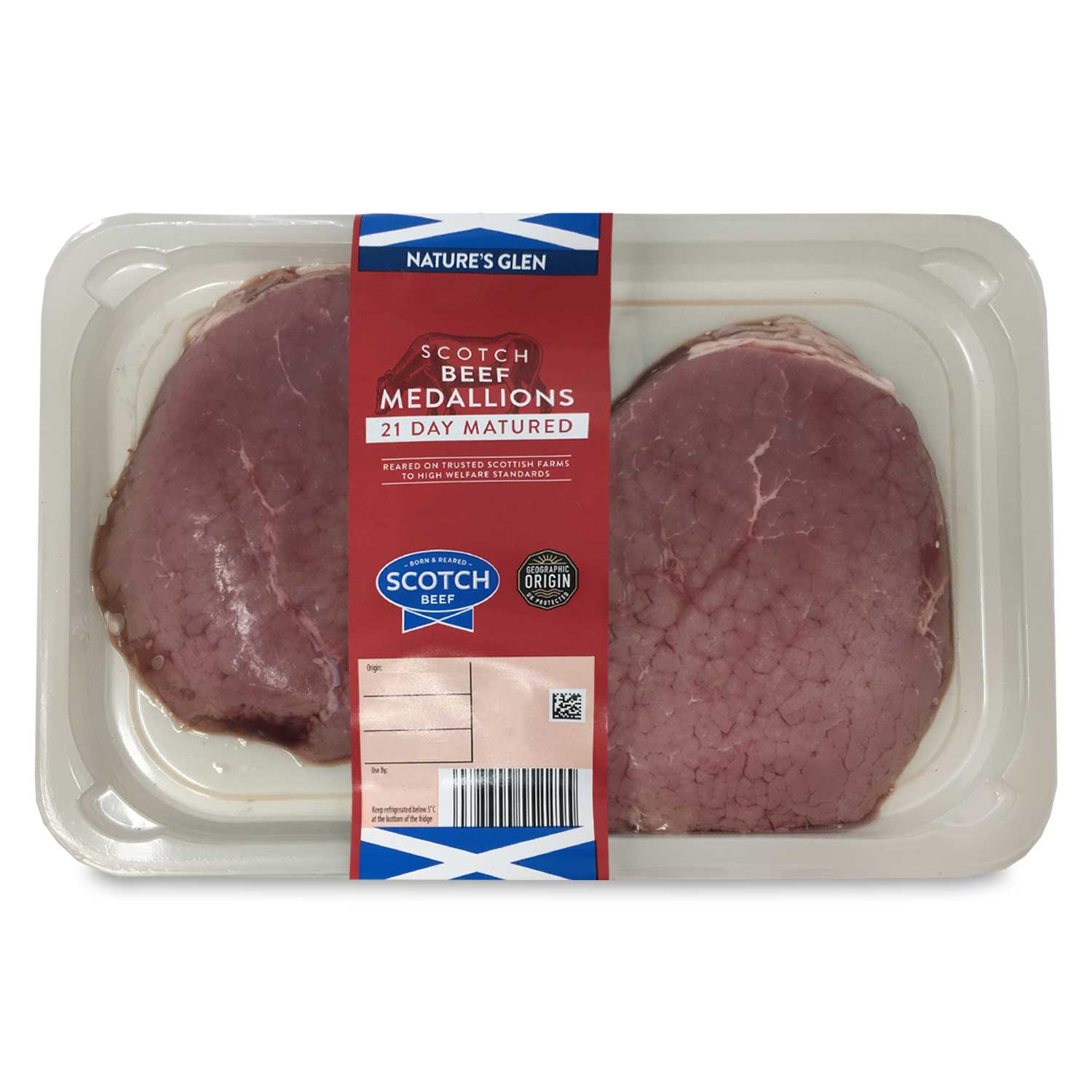 Nature's Glen Scotch Beef Medallions 21 Day Matured 340g