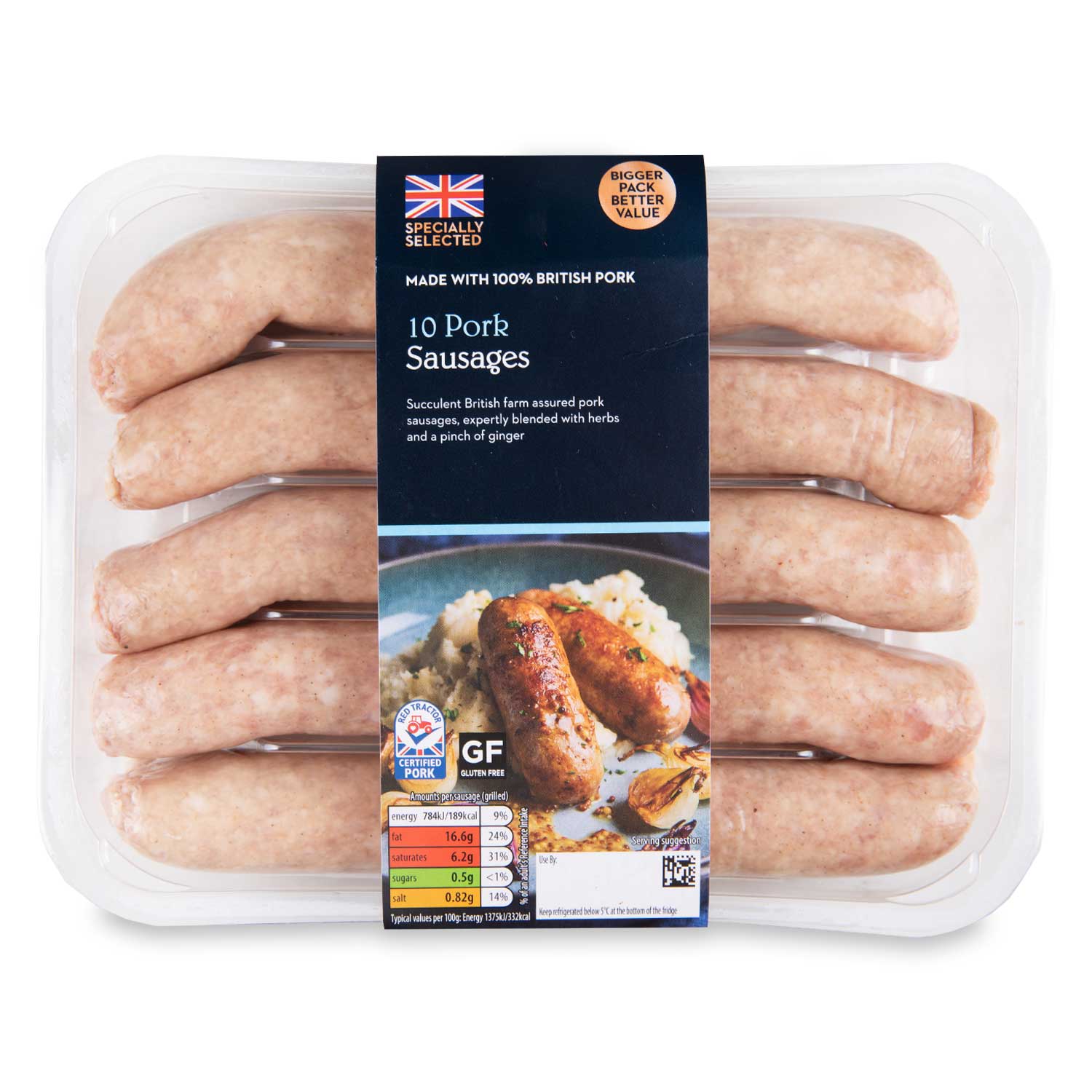 Specially Selected Pork Sausages 667g/10 Pack