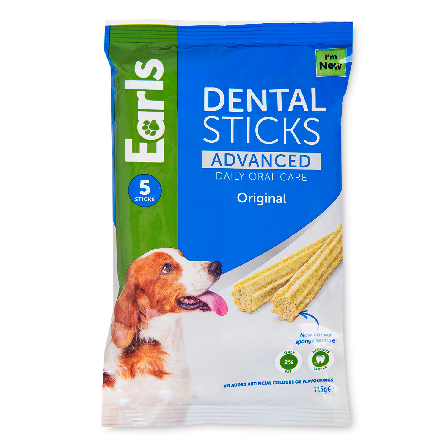 Earls Original Dental Sticks For Dogs 115g/5 Pack