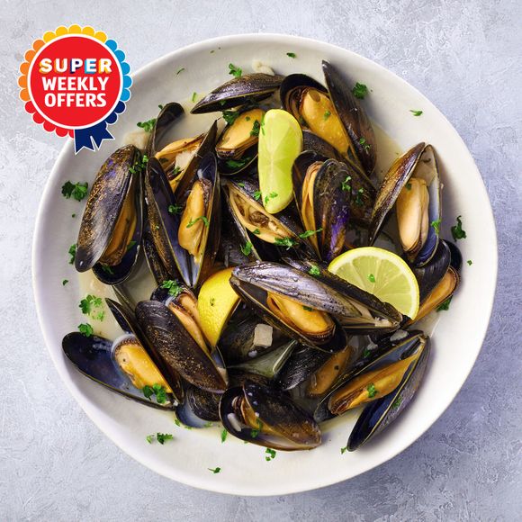 Specially Selected Scottish Cooked Veuve Monsigny Mussels 450g