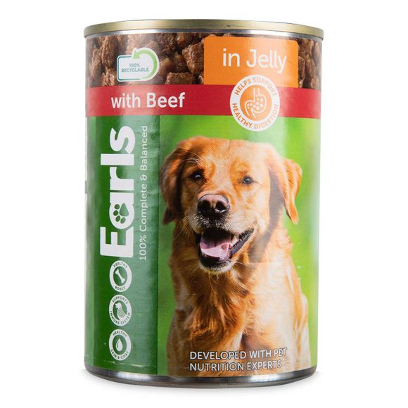 Earls Beef In Jelly Canned Dog Food 400g