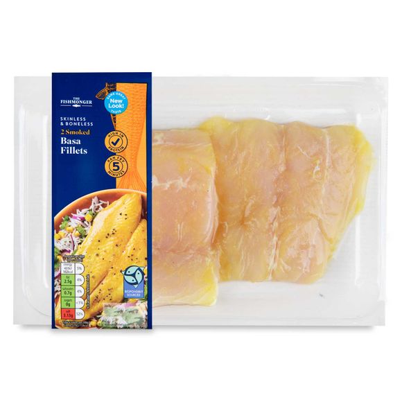 The Fishmonger Smoked Basa Fillets 230g/2 Pack