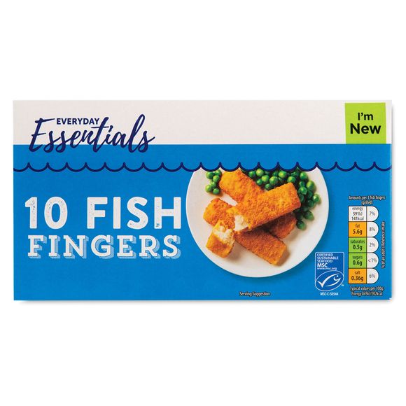 Everyday Essentials Fish Fingers 250g/10 Pack