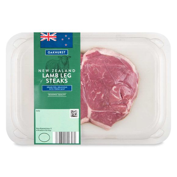 Oakhurst Lamb Leg Steaks 300g