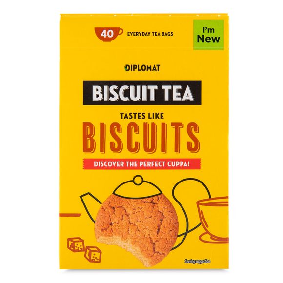 Diplomat Biscuit Flavour Tea Bags 112g/40 Pack