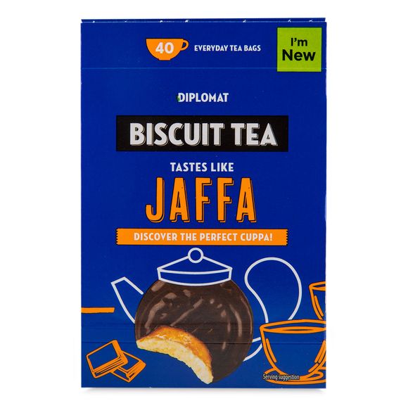 Diplomat Jaffa Cake Flavour Tea Bags 80g/40 Pack