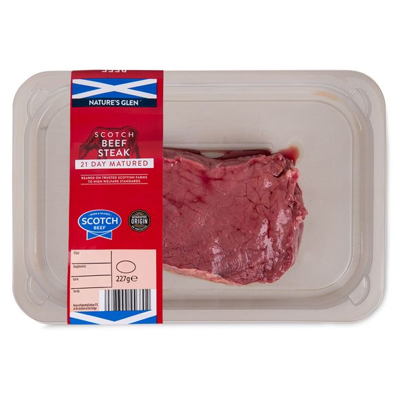 Nature's Glen Scotch Beef Steak 21 Day Matured 227g