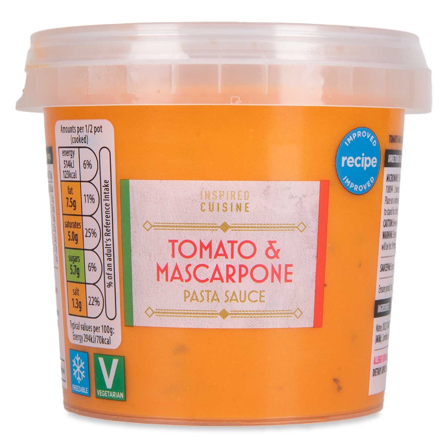 Inspired Cuisine Tomato & Mascarpone Pasta Sauce 350g