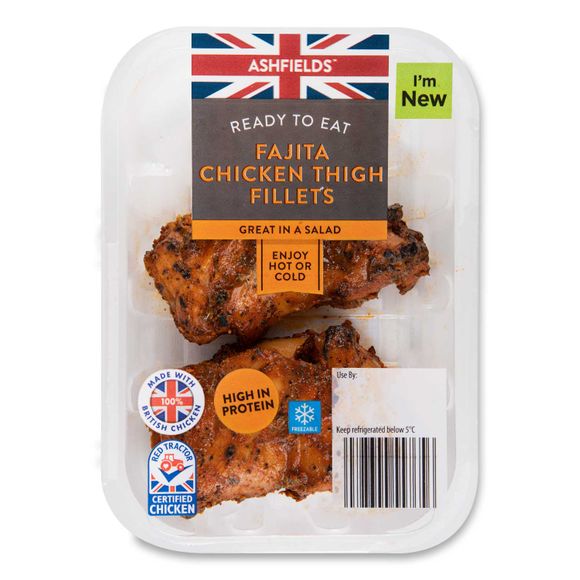 Ashfields Fajita Chicken Thigh Fillets 150g