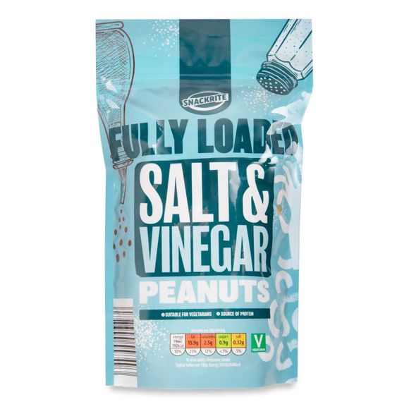 Snackrite Salt & Vinegar Peanuts 200g