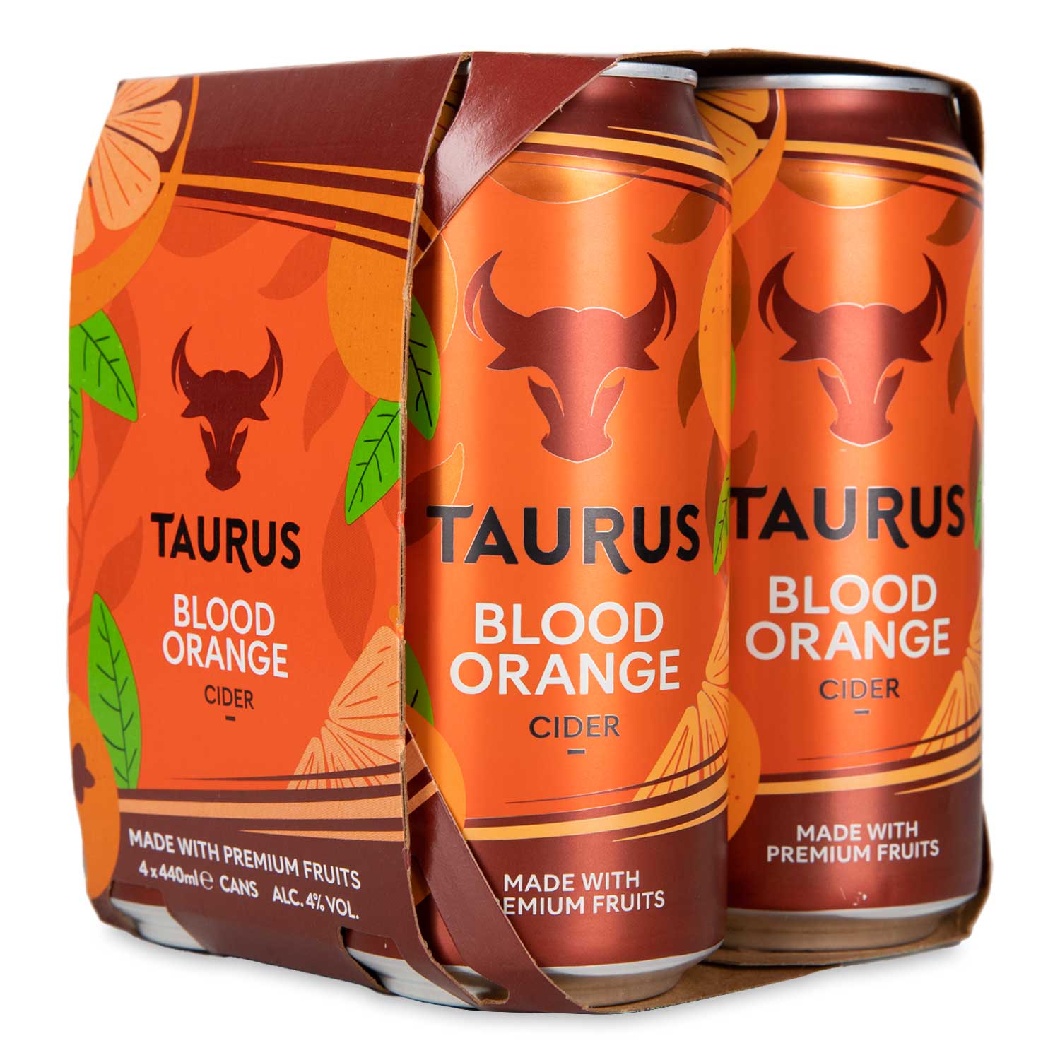 Taurus Blood Orange Cider 4x440ml